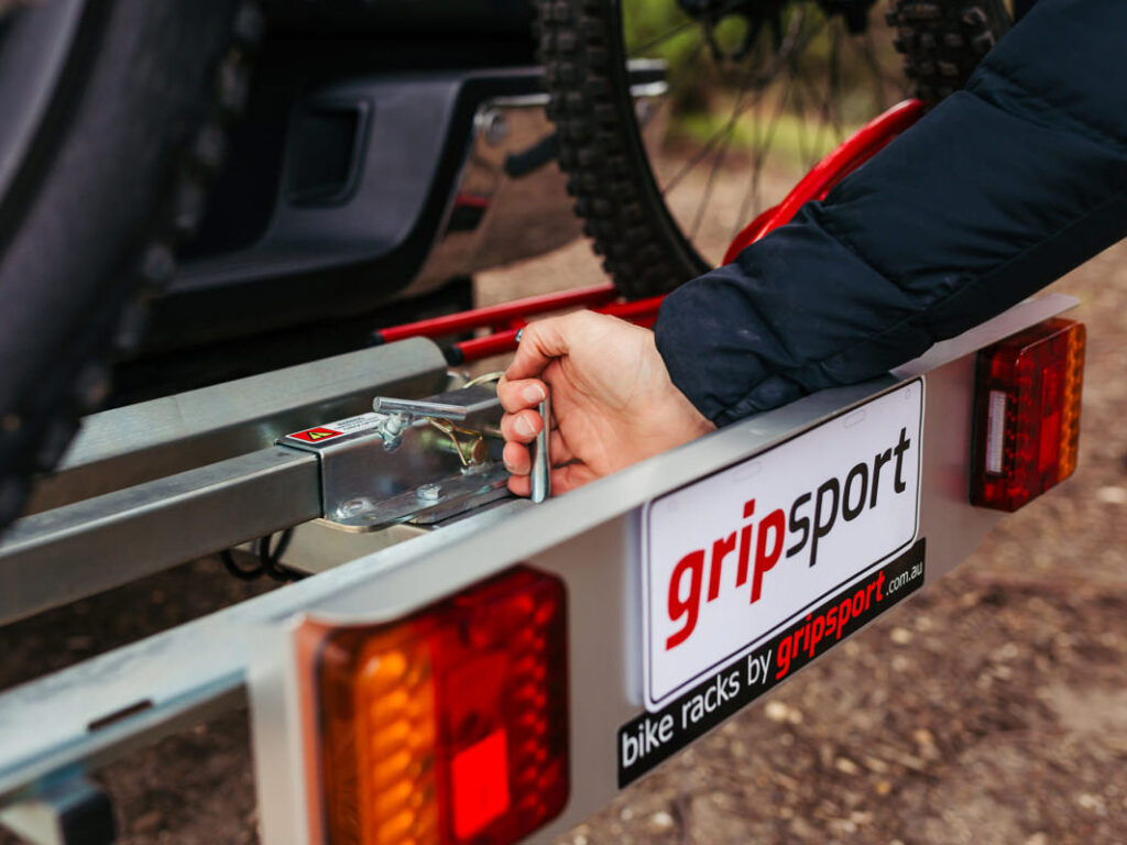 Gripsport Urban+ 2-Bike Tow Bar Rack with Integrated Ramps & Light ...