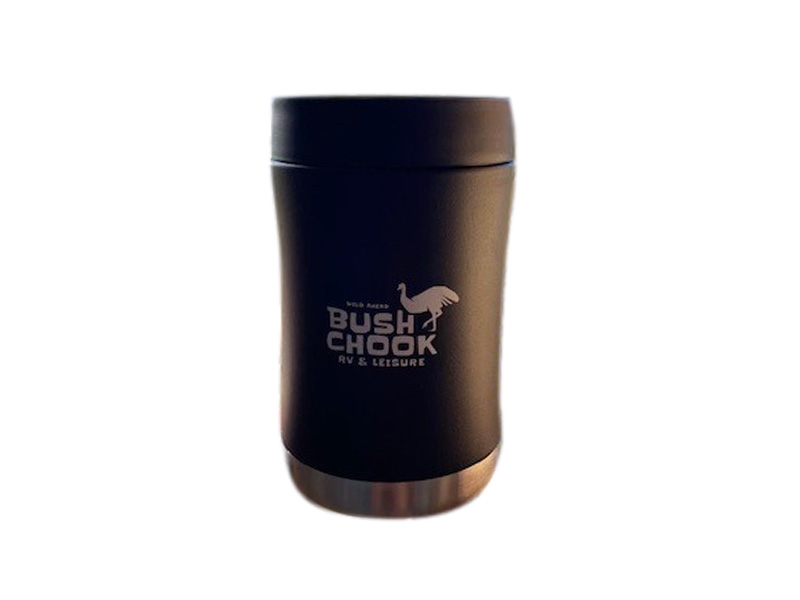 Bush Chook Stubby Cooler Black