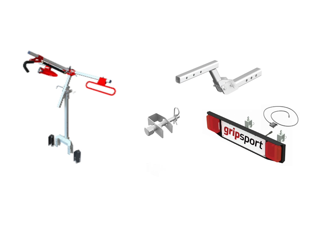 GripSport Van Rack 1 Bike + Bolt on Mount & Vehicle Conversion Bundle
