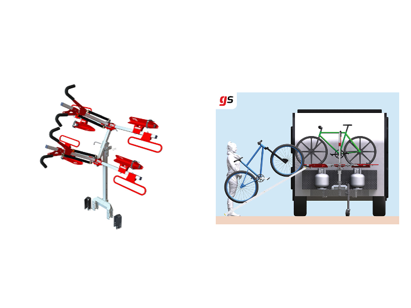 GripSport Van Rack 3 Bike + Bolt on Mount & Loading Ramp Bundle